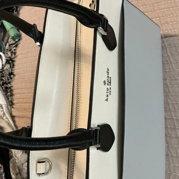 NEW-KATE SPADE MADISON COLORBLOCK SAFFIANO LEATHER MEDIUM SATCHEL & BILFOLD. - Picture 7 of 16